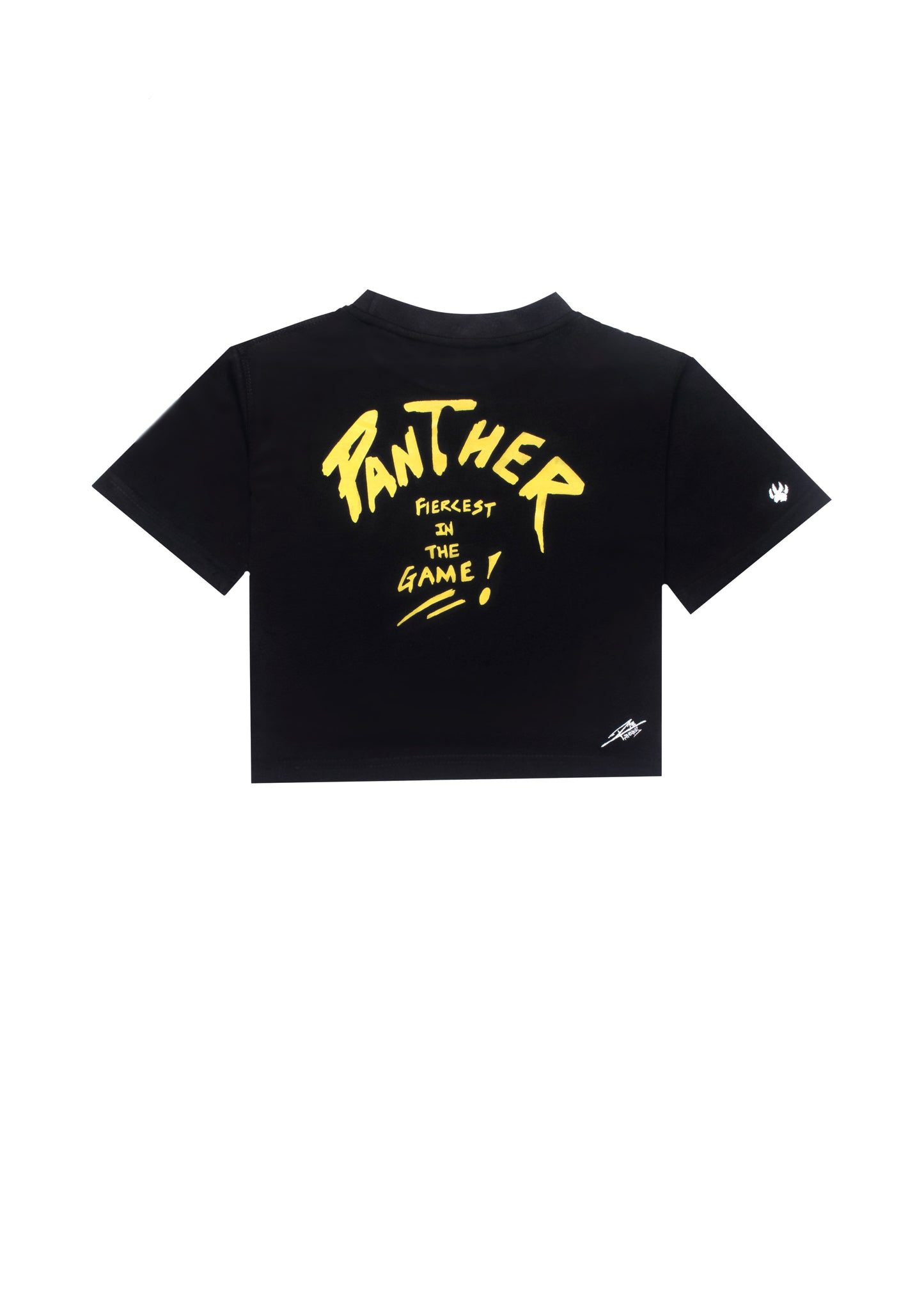 Black Panther Cropped Baby Tee